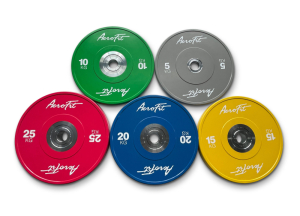Бамперные диски для кроссфита, цветные 25 кг AeroFIT AFBDC