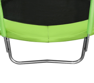Батут Arland 14FT с внутренней страховочной сеткой и лестницей (Light green)