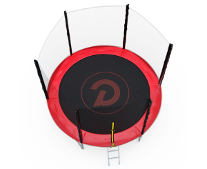 Батут с сеткой DFC Pelpo 10ft с лестницей, Red