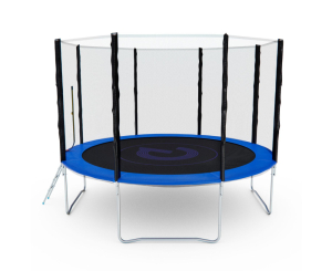 Батут с сеткой DFC Pelpo 12ft с лестницей, Blue
