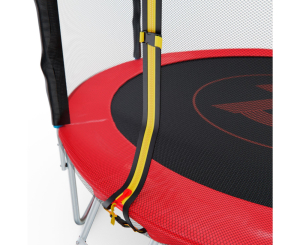 Батут с сеткой DFC Pelpo 8ft с лестницей, Red