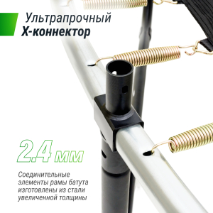 Батут UNIX line Supreme Game 12 ft (blue) TRUSUG12BL