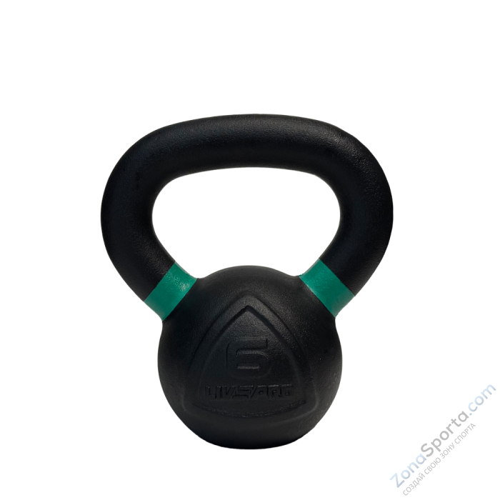 Чугунная гиря Livepro Kettlebell 6 кг