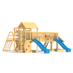 Детская деревянная игровая площадка для улицы дачи CustWood Scout S12