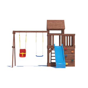 Детская площадка CustWood Scout SC3 с деревянной крышей