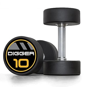 Комплект полиуретановых гантелей 20 пар Hasttings Digger от 2,5 до 50 кг