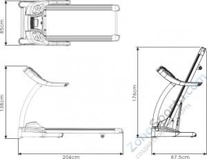Беговая дорожка AeroFit Maxfit 5000 Plus