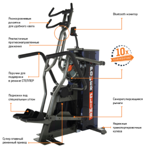 Противонаправленная лестница FluidPowerCLIMB Orange