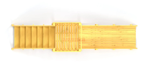 Зимняя горка Савушка Зима Wood-2